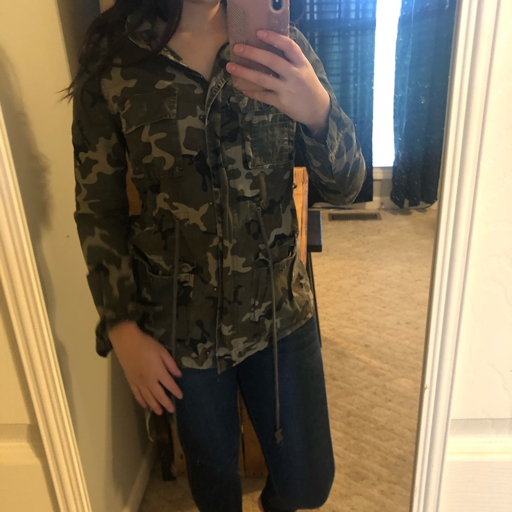 Army green jacket